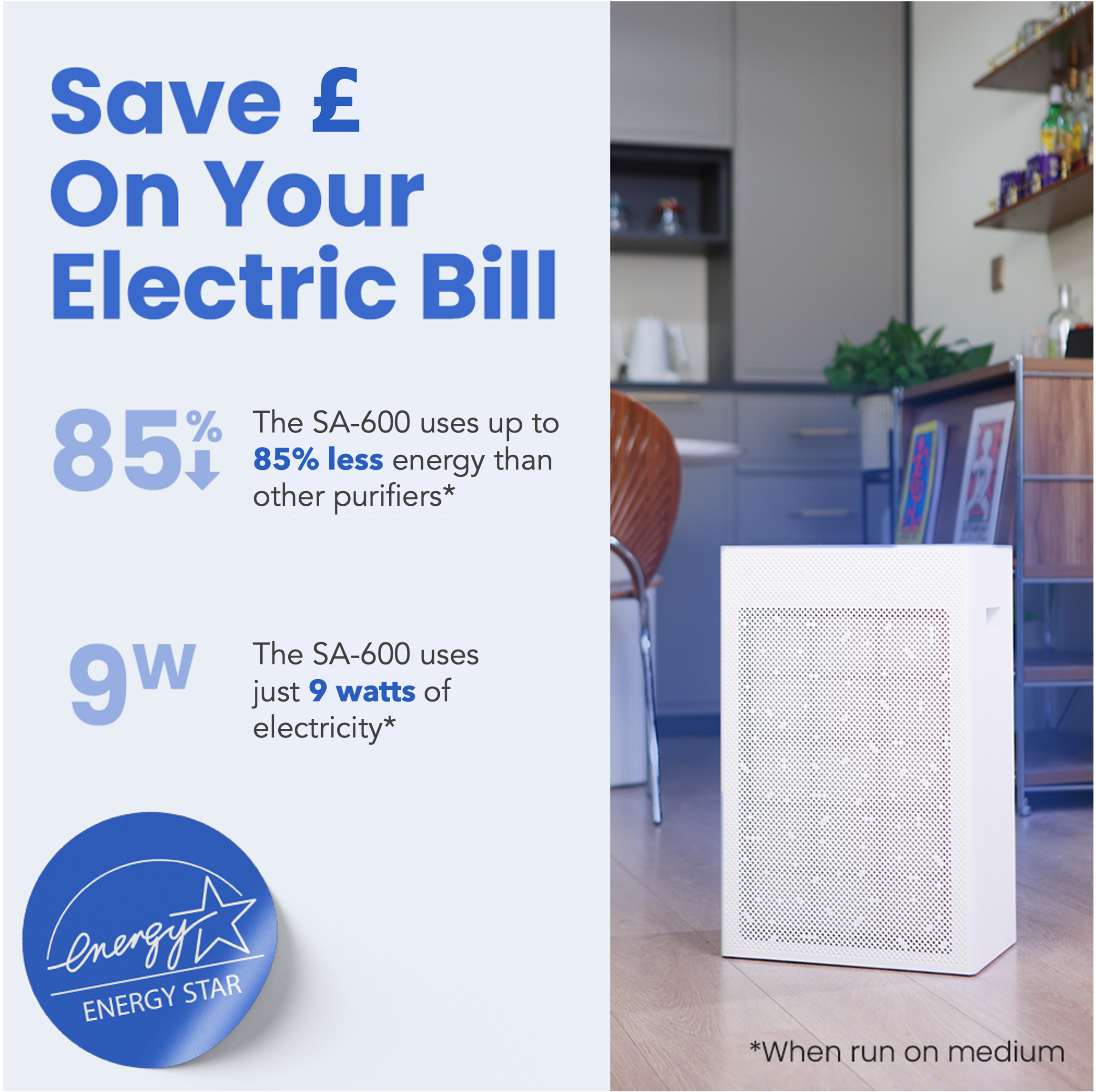 SA600 Air Purifier: 5-speed image 11